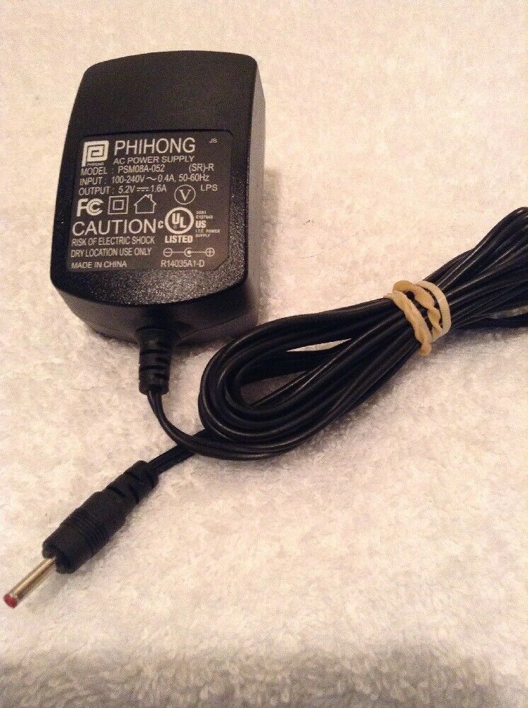 New Phihong PSM08A-052 5V 1.6A ac adapter for SiriusXM Sirius XMradio 5 Volt Home Power Adapter XMP3/XMP3i